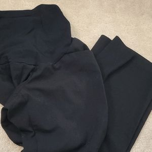 Black maternity dress pant